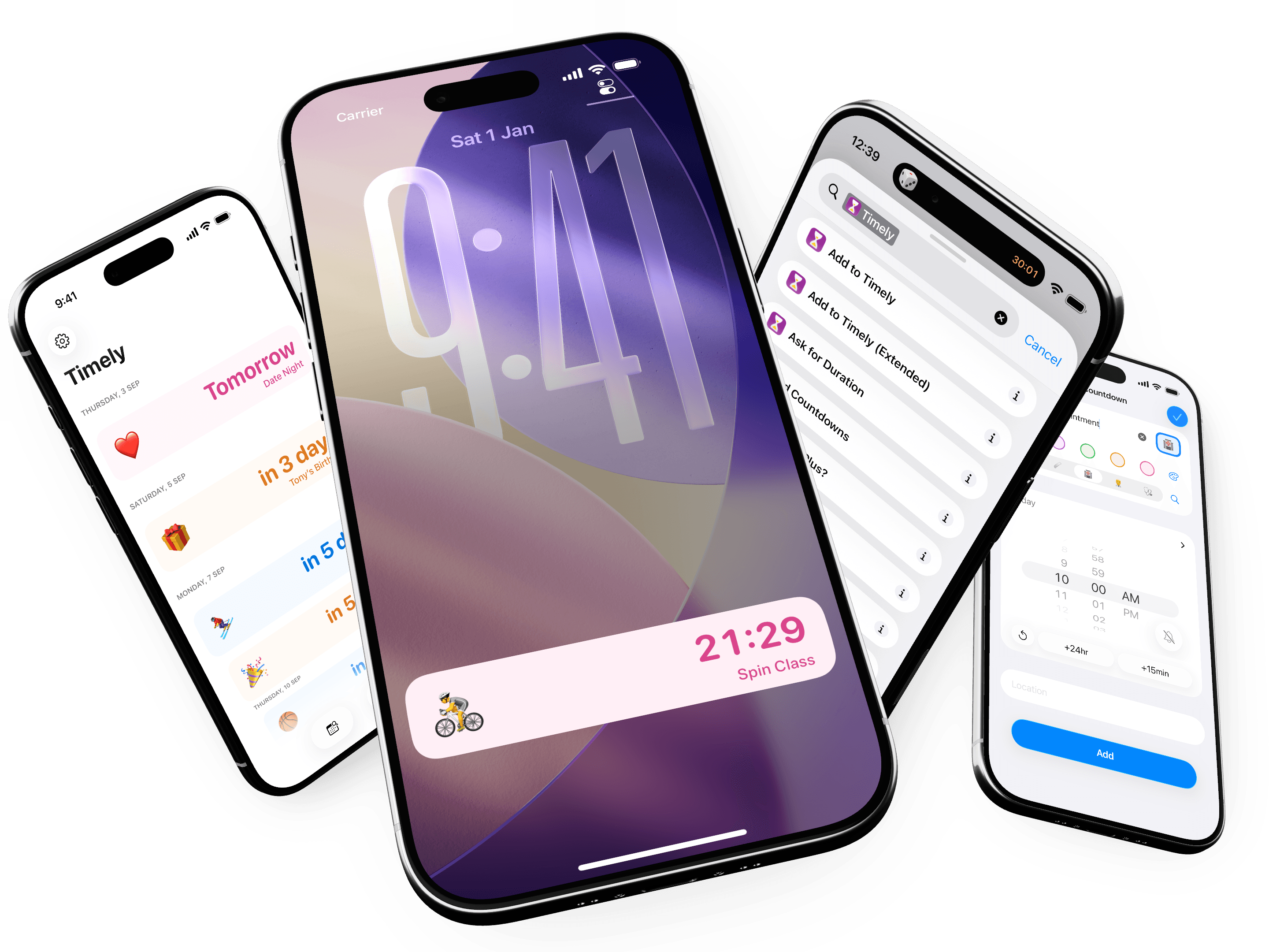 Timely countdowns on iPhone, Lock Screen, and Shortcuts