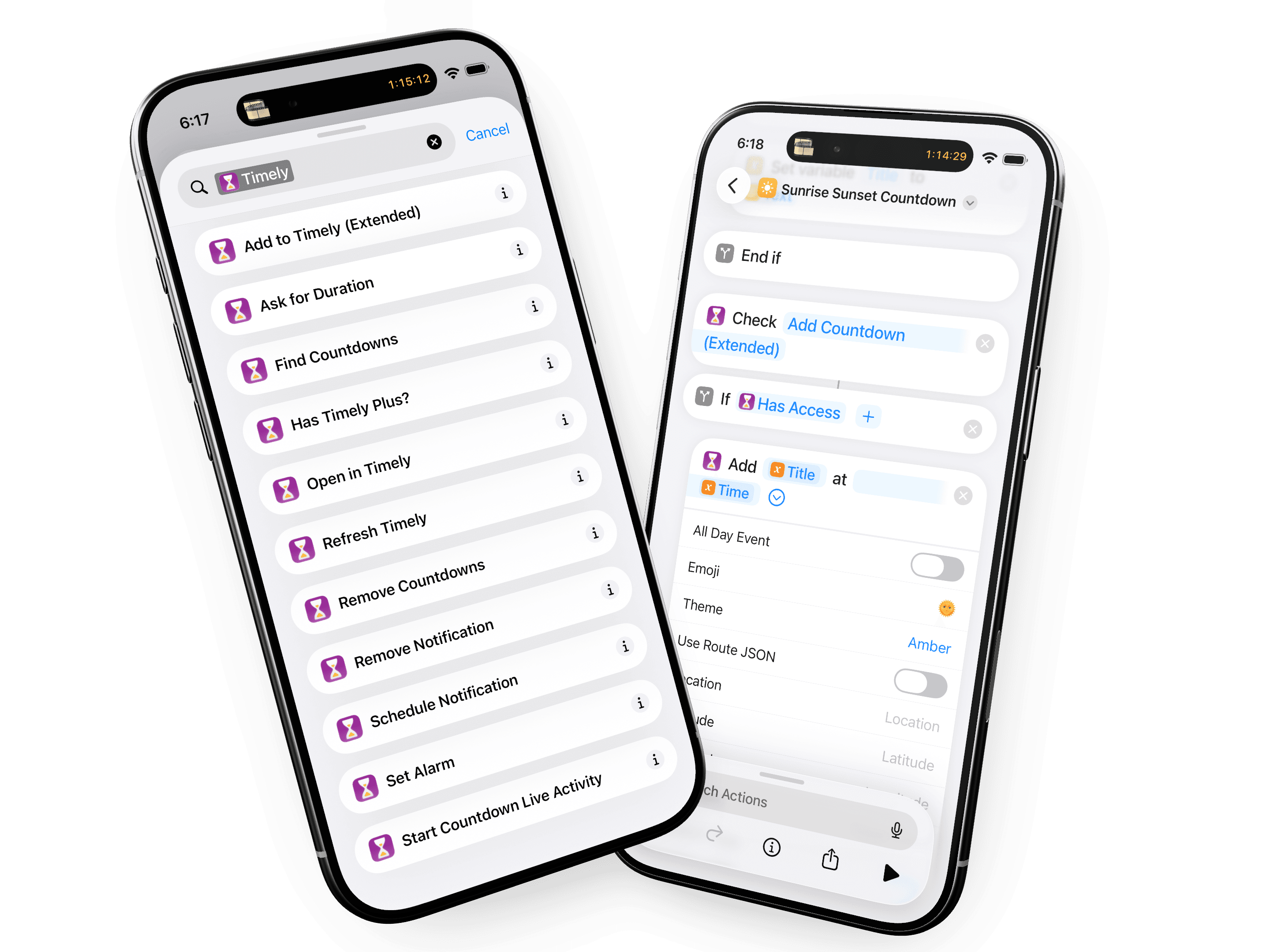 Timely actions in the Shortcuts app